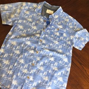 Boys palm tree button down 🏝